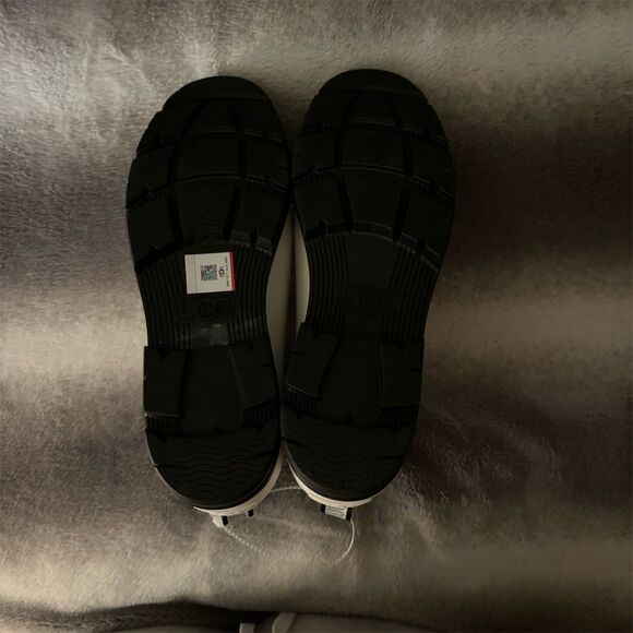 UGG Women's Droplet Rain Boots Size 11 White Waterproof Slip-On Casual - Picture 13 of 14